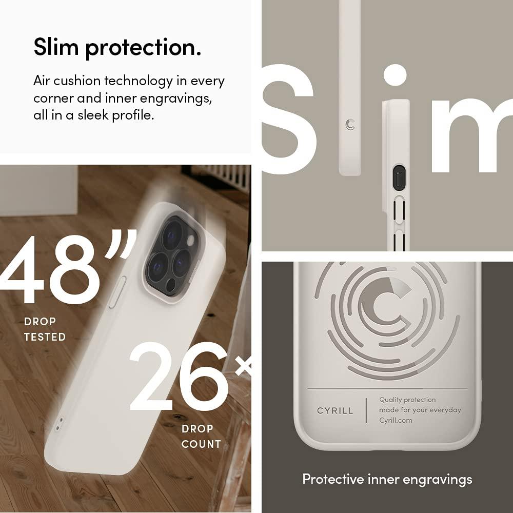Spigen® Ciel by Cyrill Color Brick Collection ACS03579 iPhone 13 Pro Case – Cream