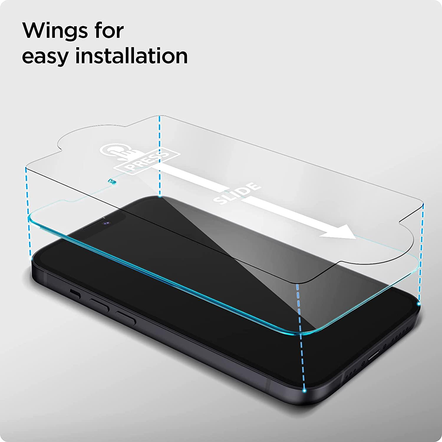 Spigen® Crystal Pack ACS03639 x2.Pack GLAS.tR™ & Liquid Crystal™ iPhone 13 Mini Case - Crystal Clear