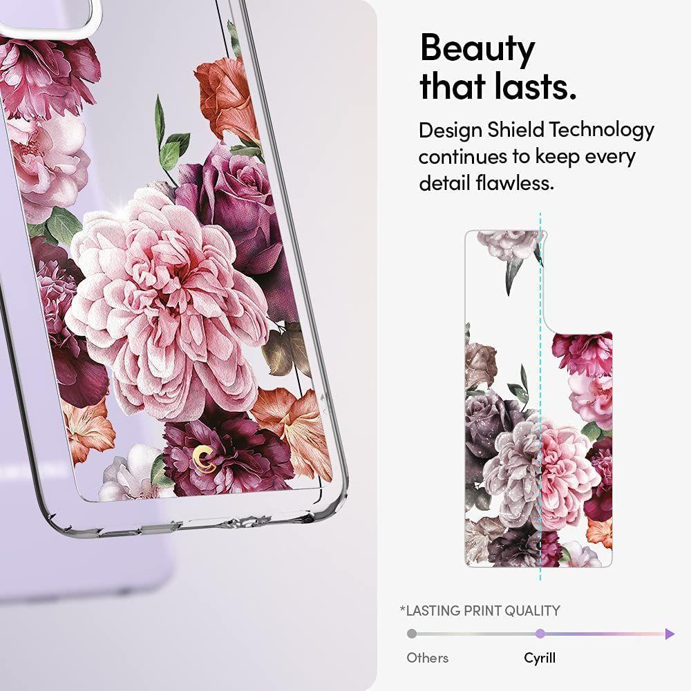 Spigen® Cyrill Cecile Collection ACS02973 Samsung Galaxy A52s / A52 Case - Rose Floral