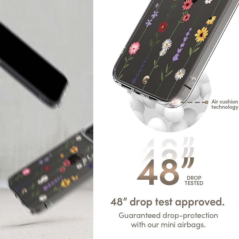 Spigen® Cyrill Cecile Collection ACS03169 iPhone 13 Pro Max Case – Flower Garden