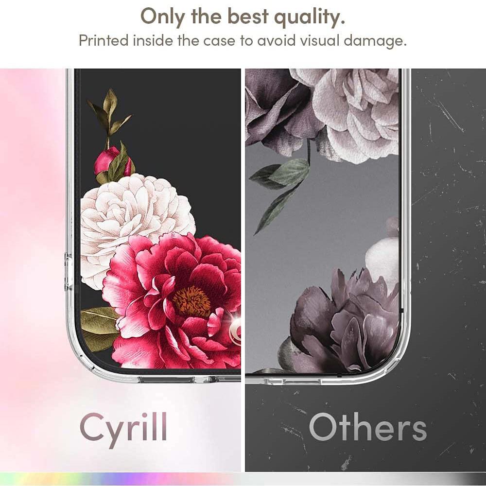 Spigen® Cyrill Cecile Collection ACS03178 iPhone 13 Case – Red Floral