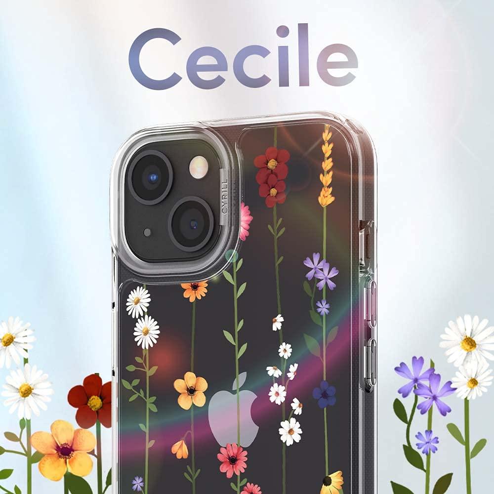 Spigen® Cyrill Cecile Collection ACS03180 iPhone 13 Case – Flower Garden