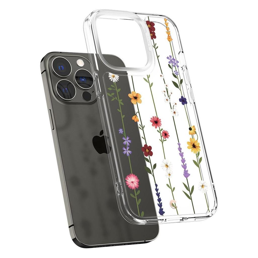 Spigen® Cyrill Cecile Collection ACS03577 iPhone 13 Pro Case – Flower Garden