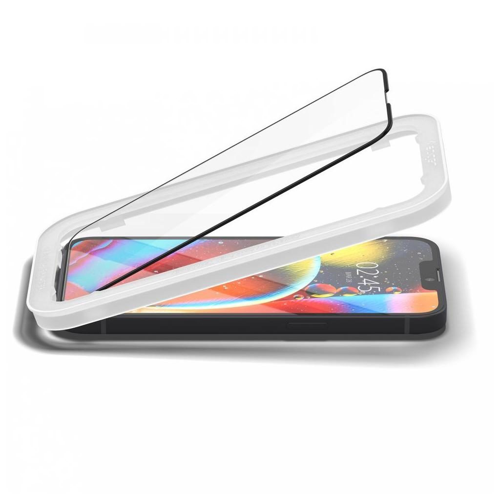 Spigen® GLAS.tR™ ALIGNmaster™ Full Cover HD AGL03725 iPhone 13 / 13 Pro Premium Tempered Glass Screen Protector