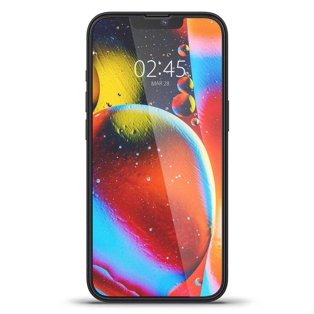 Spigen® GLAS.tR™ Full Cover HD AGL03383 iPhone 13 Pro Max Premium Tempered Glass Screen Protector