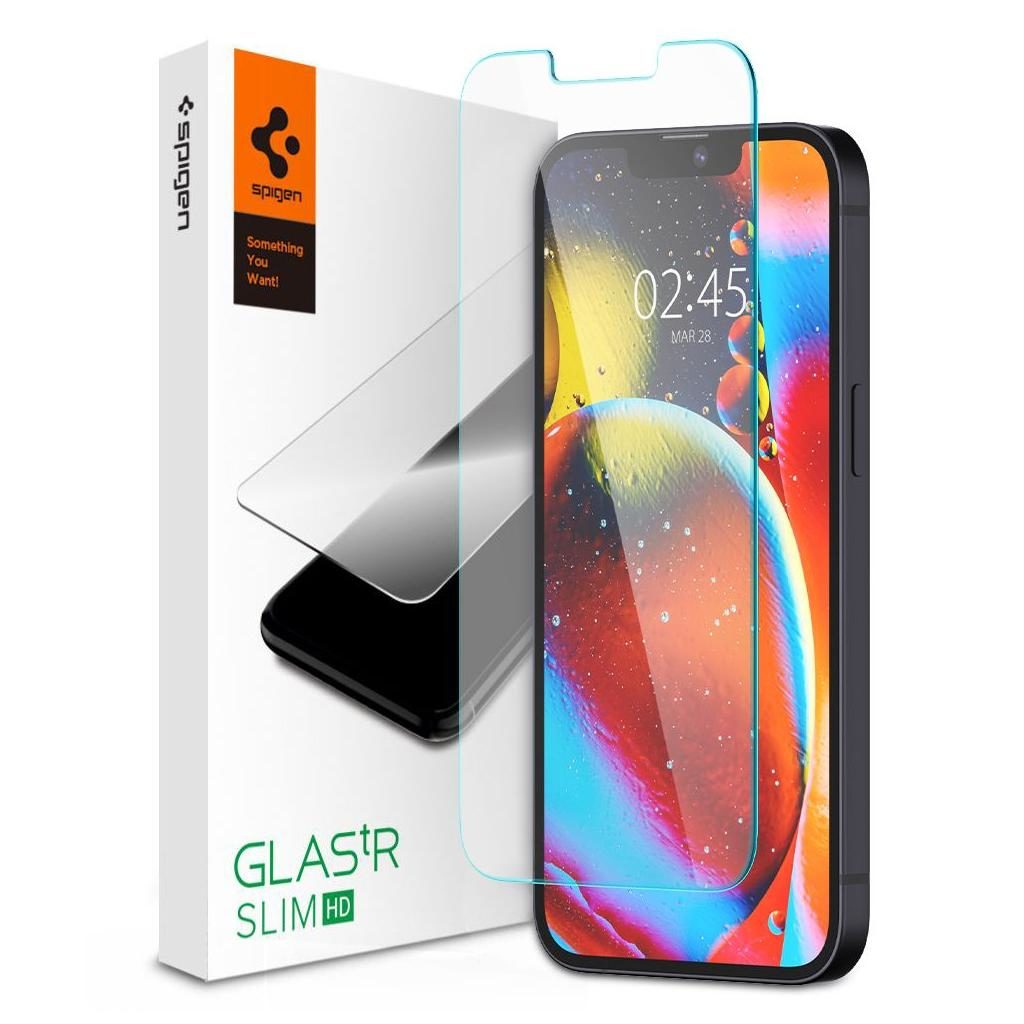 Spigen® GLAS.tR™ HD AGL03382 iPhone 13 Pro Max Premium Tempered Glass Screen Protector