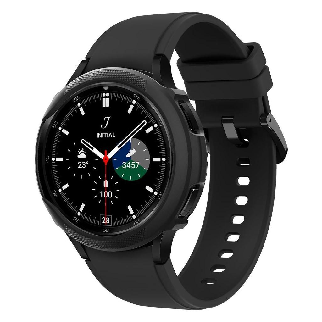 Spigen® Liquid Air™ ACS03140 Samsung Galaxy Watch 4 Classic (46mm) Case - Matte Black