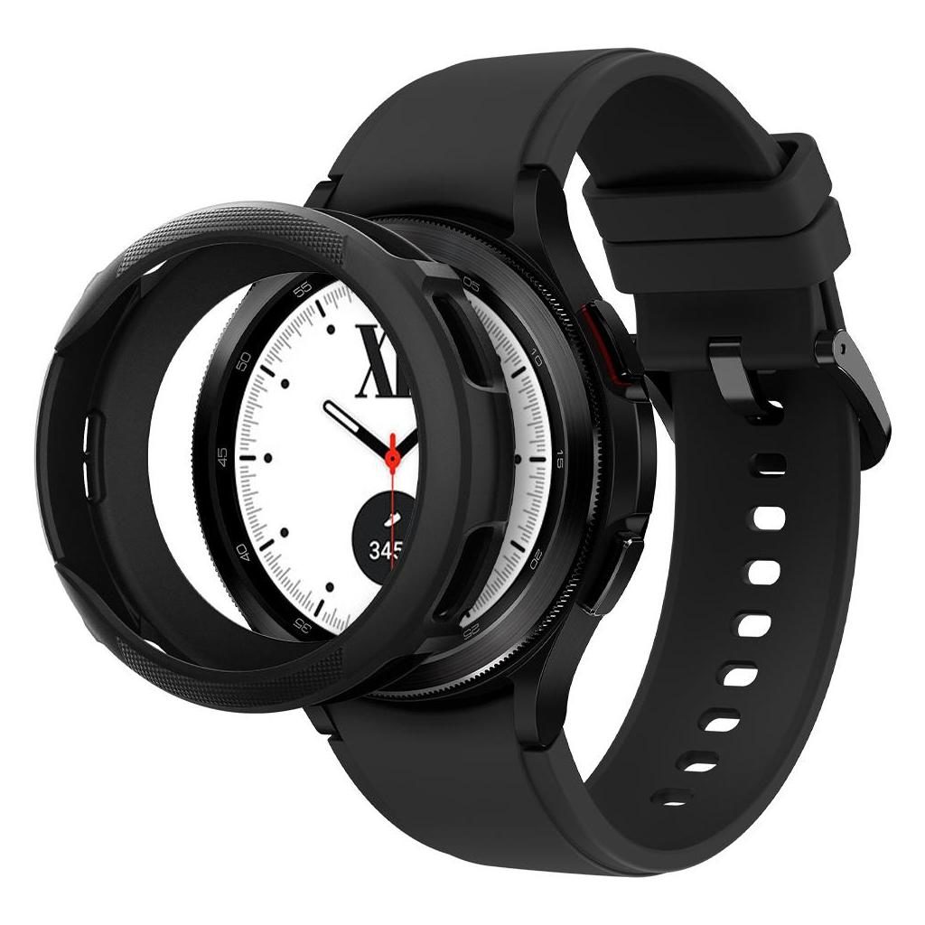 Spigen® Liquid Air™ ACS03141 Samsung Galaxy Watch 4 Classic (42mm) Case - Matte Black