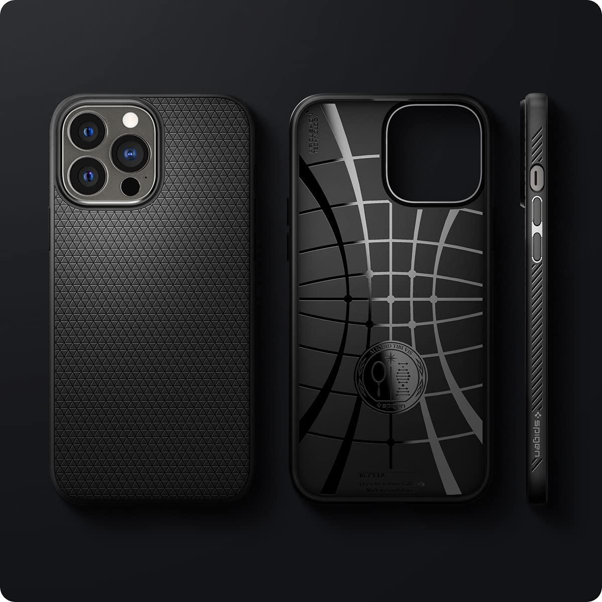 Spigen® Liquid Air™ ACS03258 iPhone 13 Pro Case - Matte Black