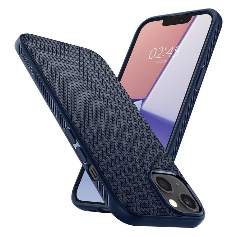 Spigen® Liquid Air™ ACS03520 iPhone 13 Case - Navy Blue