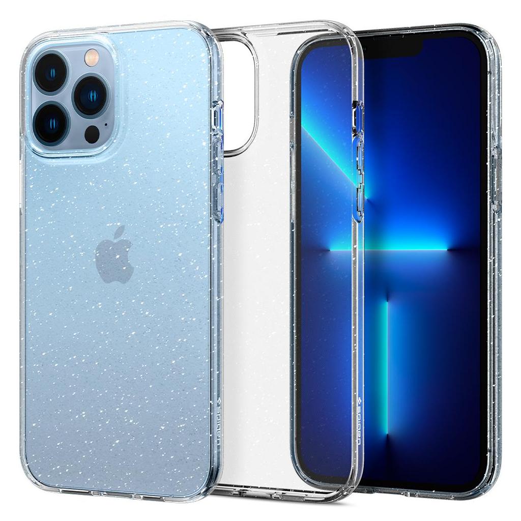 Spigen® Liquid Crystal™ Glitter ACS03198 iPhone 13 Pro Max Case - Crystal Quartz