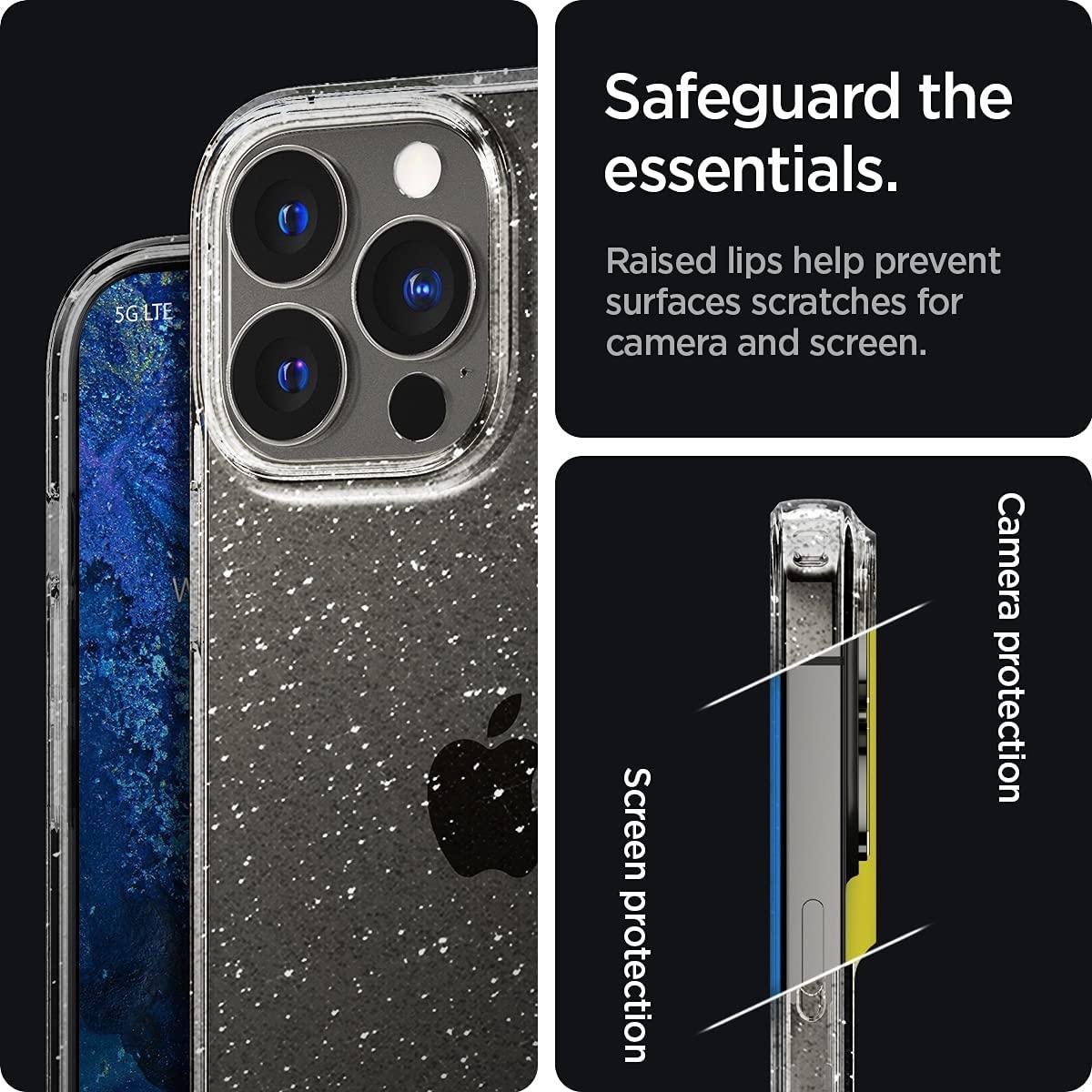 Spigen® Liquid Crystal™ Glitter ACS03255 iPhone 13 Pro Case - Crystal Quartz