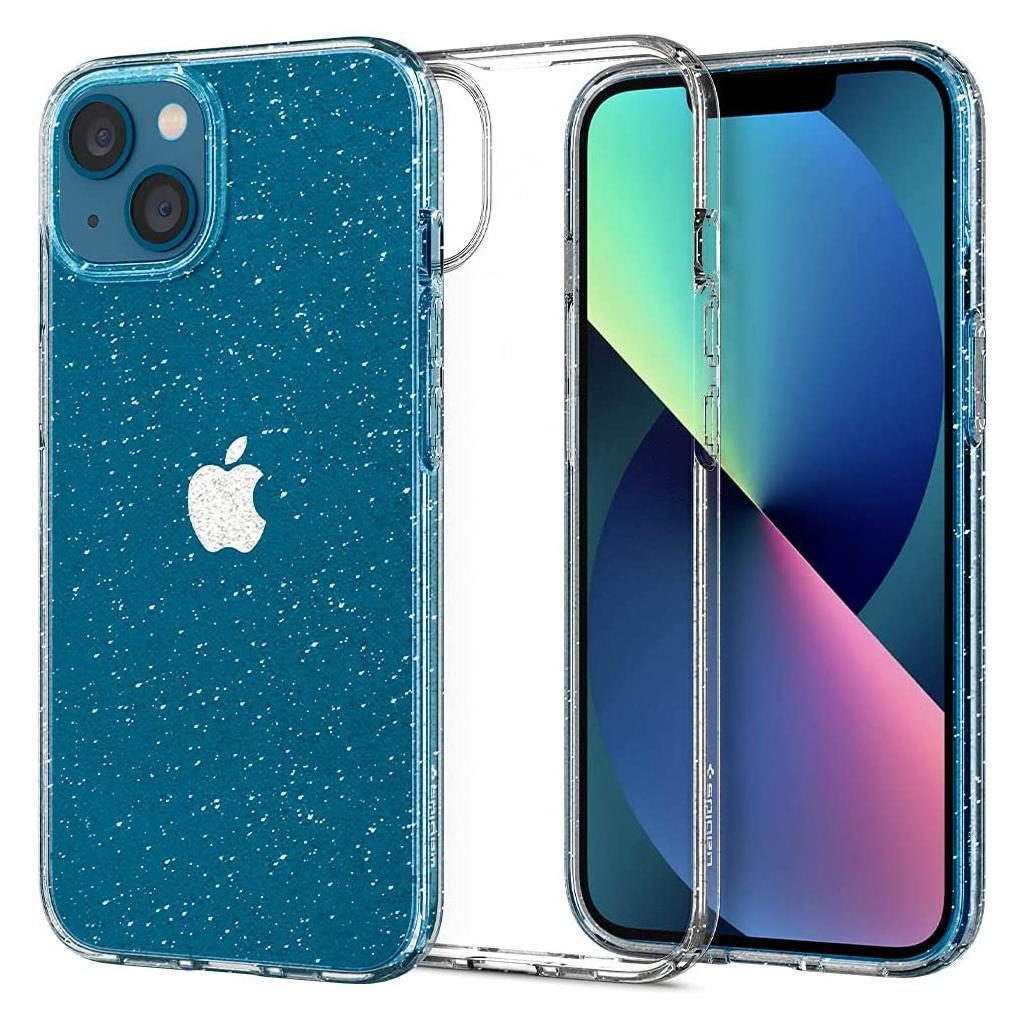 Spigen® Liquid Crystal™ Glitter ACS03516 iPhone 13 Case - Crystal Quartz