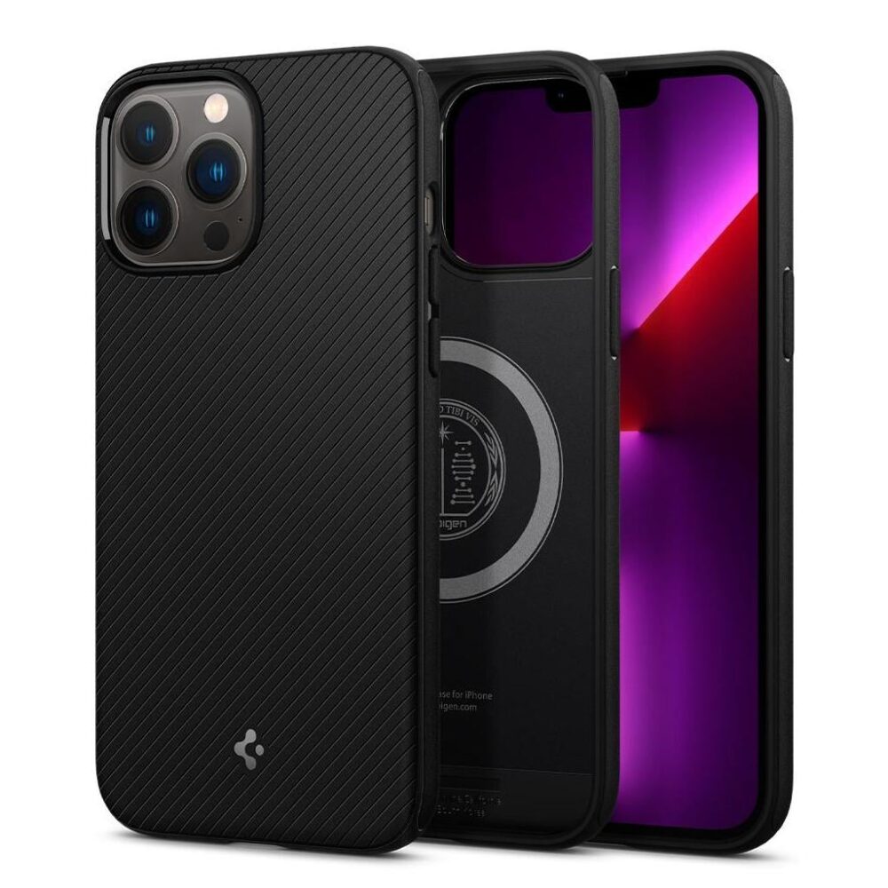 Spigen® Mag Armor™ ACS03226 iPhone 13 Pro Max Case - Matte Black