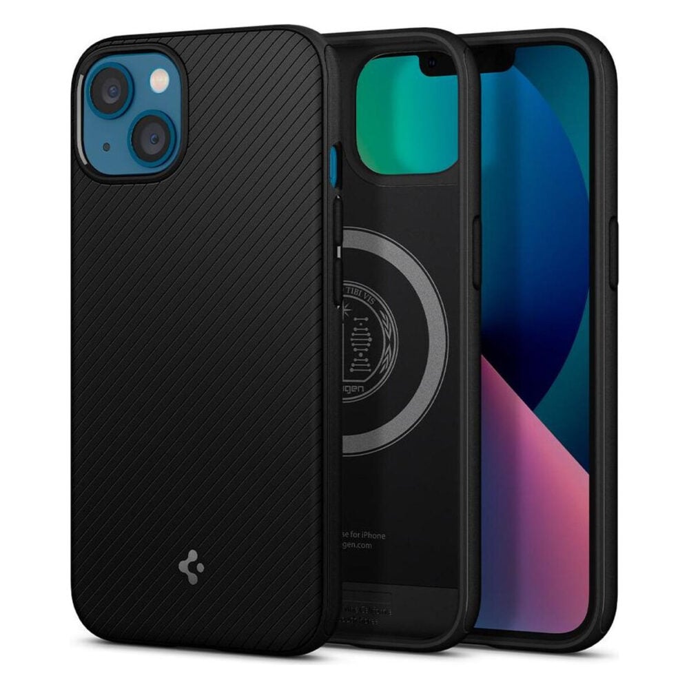 Spigen® Mag Armor ACS03546 iPhone 13 Case - Matte Black
