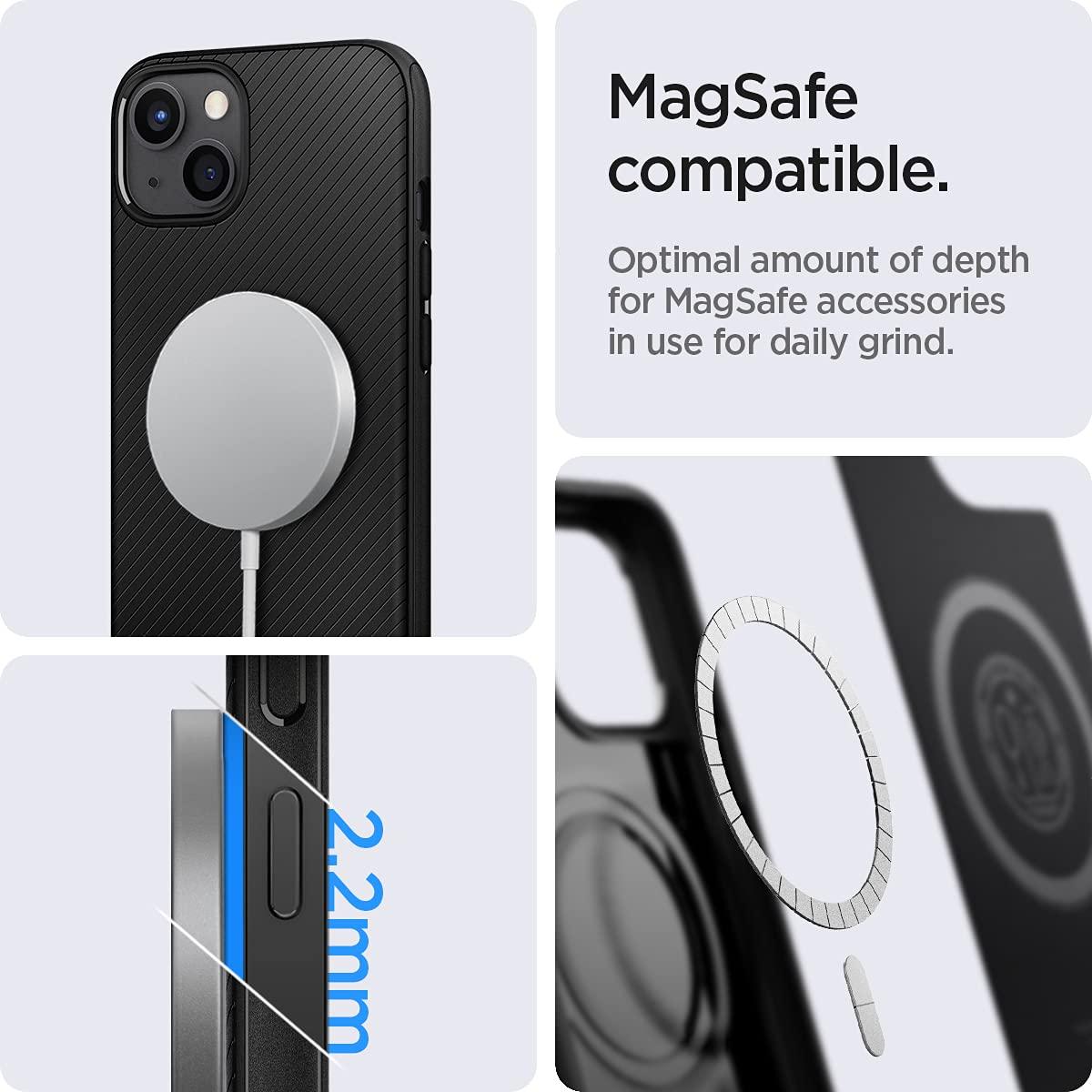 Spigen® Mag Armor™ ACS03546 iPhone 13 Case - Matte Black
