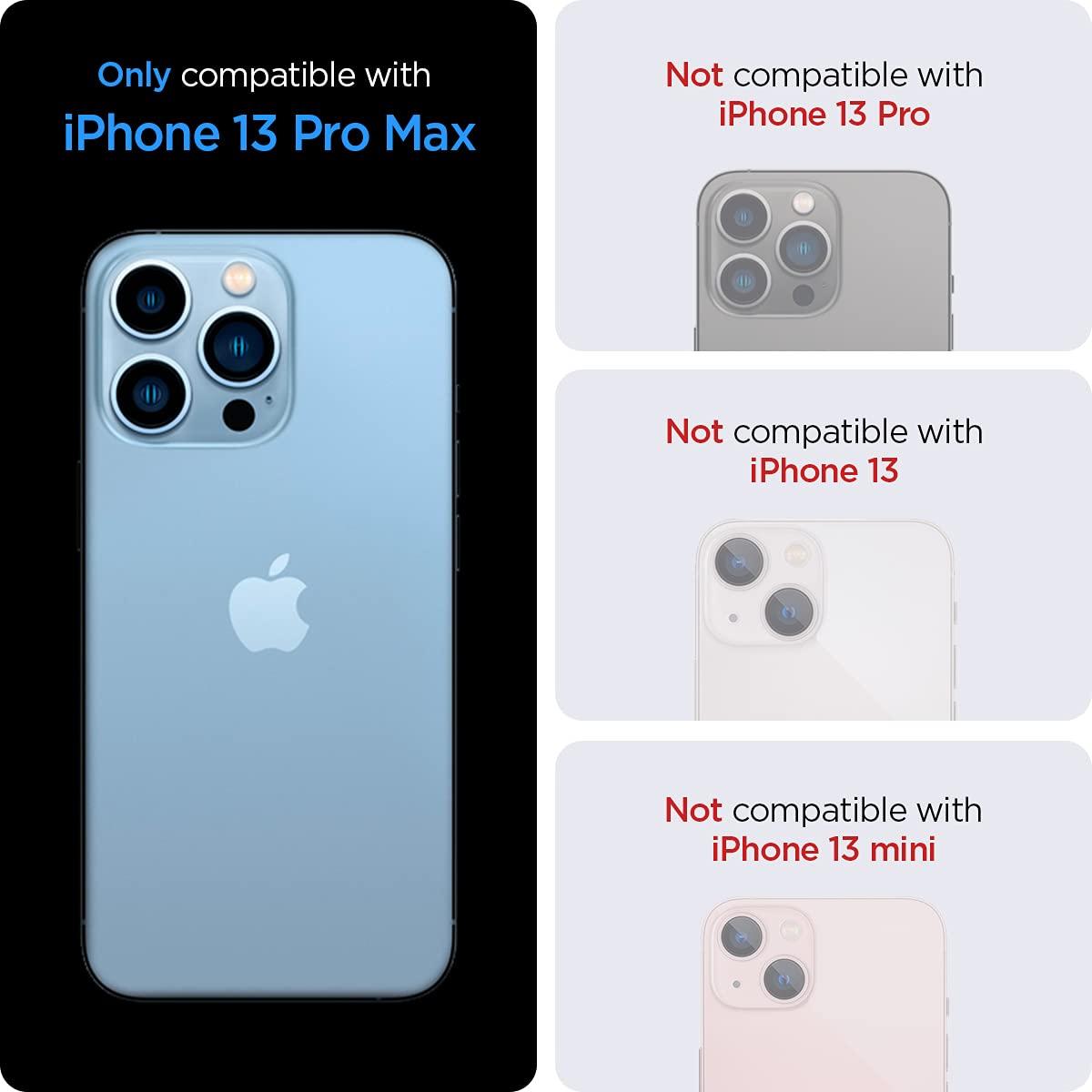 Spigen® Quartz Hybrid™ ACS03214 iPhone 13 Pro Max Case - Crystal Clear