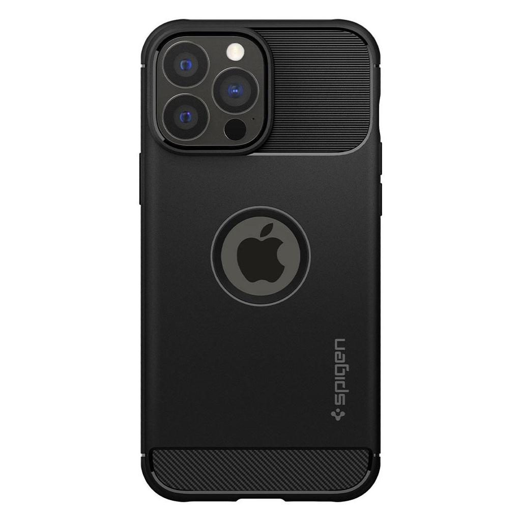 Spigen® Rugged Armor™ ACS03257 iPhone 13 Pro Case - Matte Black