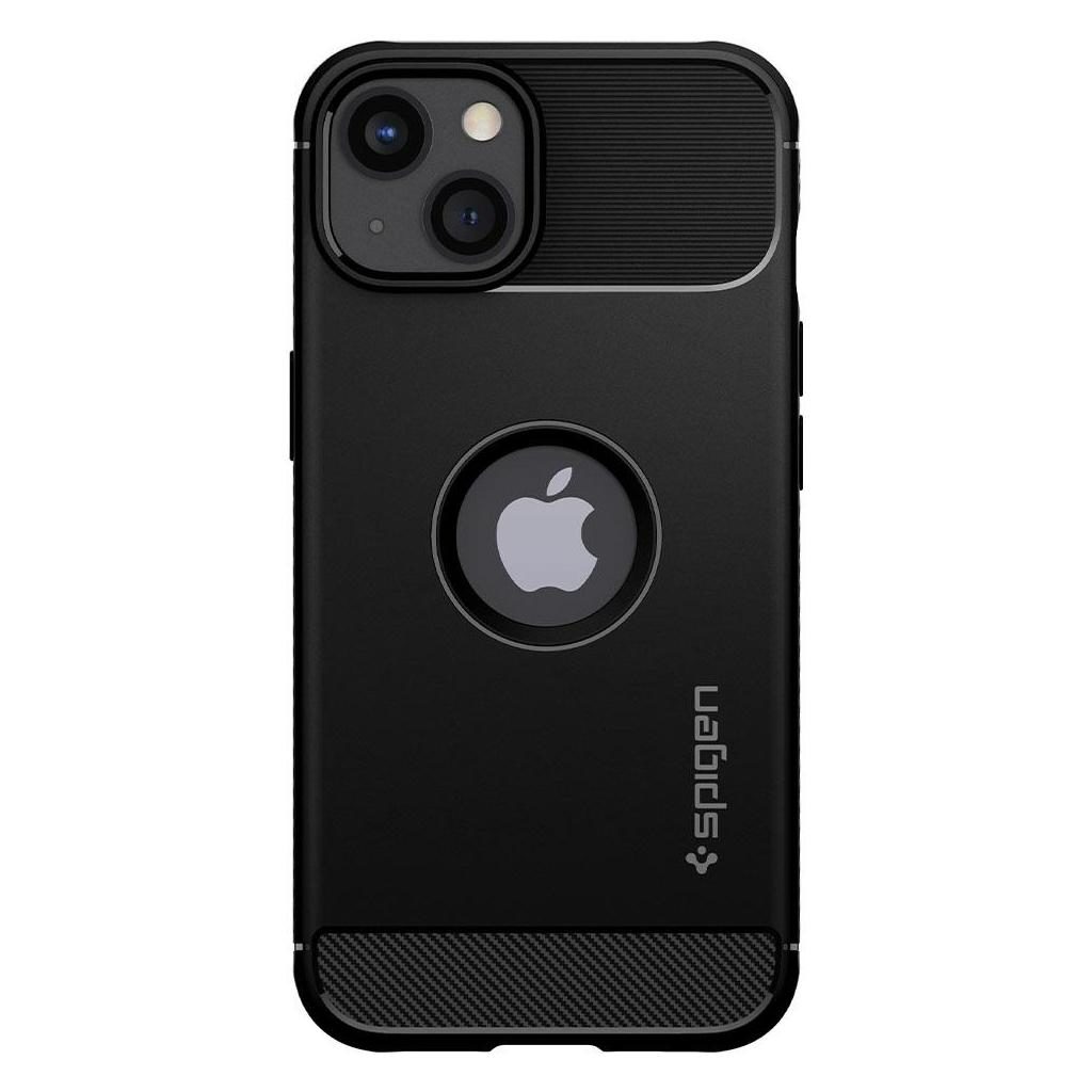 Spigen® Rugged Armor™ ACS03314 iPhone 13 Mini Case - Matte Black