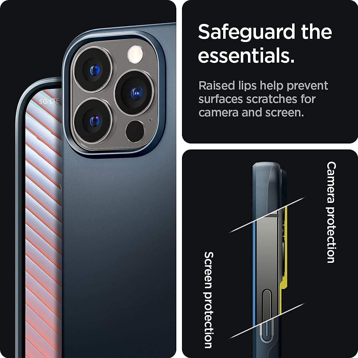 Spigen® Thin Fit™ ACS03192 iPhone 13 Pro Max Case - Metal Slate