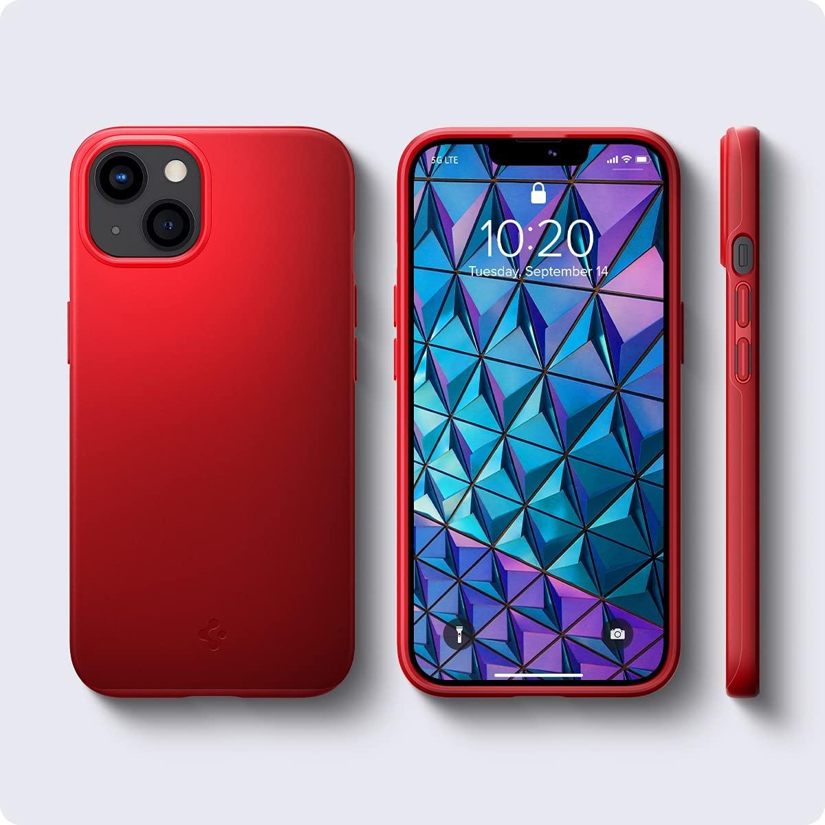 Spigen® Thin Fit™ ACS03306 iPhone 13 Mini Case - Red