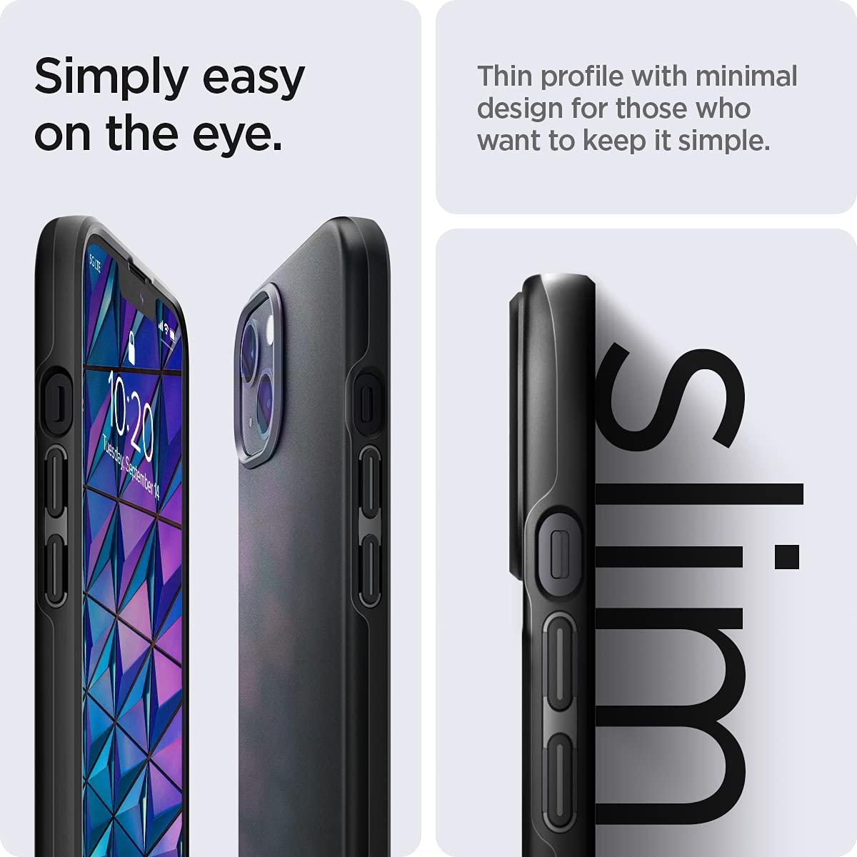 Spigen® Thin Fit™ ACS03677 iPhone 13 Case - Black