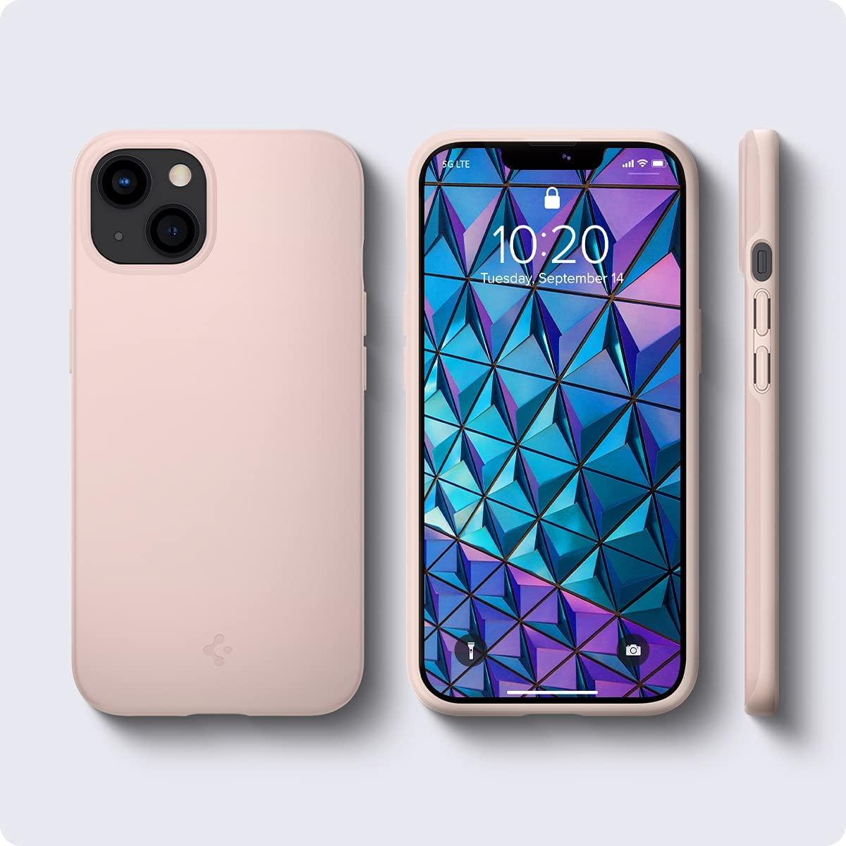 Spigen® Thin Fit™ ACS03679 iPhone 13 Mini Case - Pink Sand