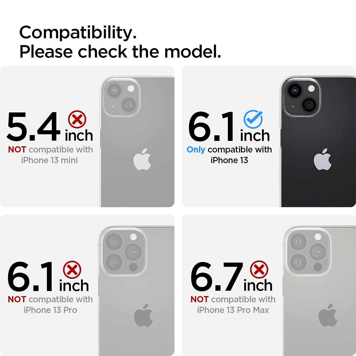 Spigen® Ultra Hybrid™ ACS03522 iPhone 13 Case - Crystal Clear