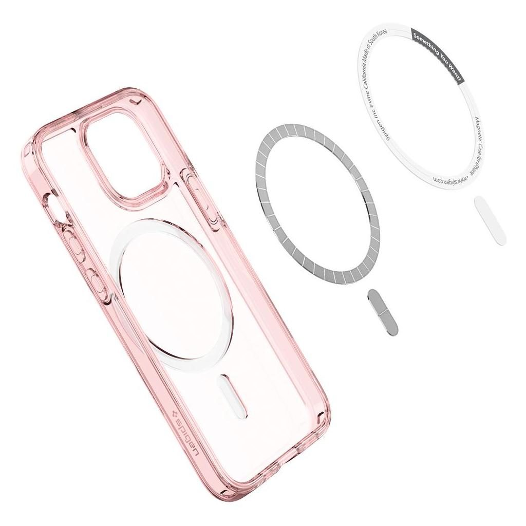 Spigen® Ultra Hybrid™ MagSafe ACS03324 iPhone 13 Mini Case - Rose Crystal