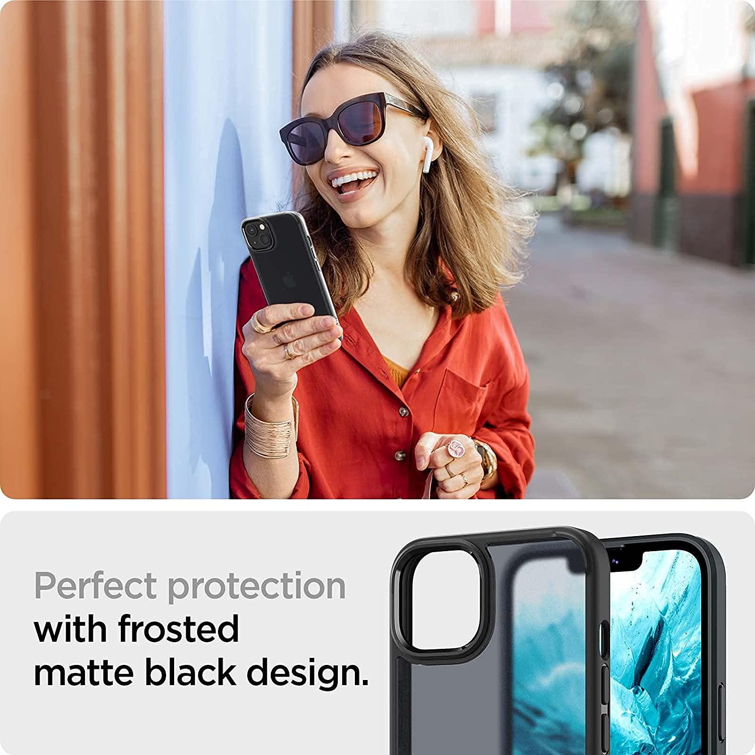 Spigen® Ultra Hybrid™ Matte ACS03625 iPhone 13 Mini Case - Frost Black