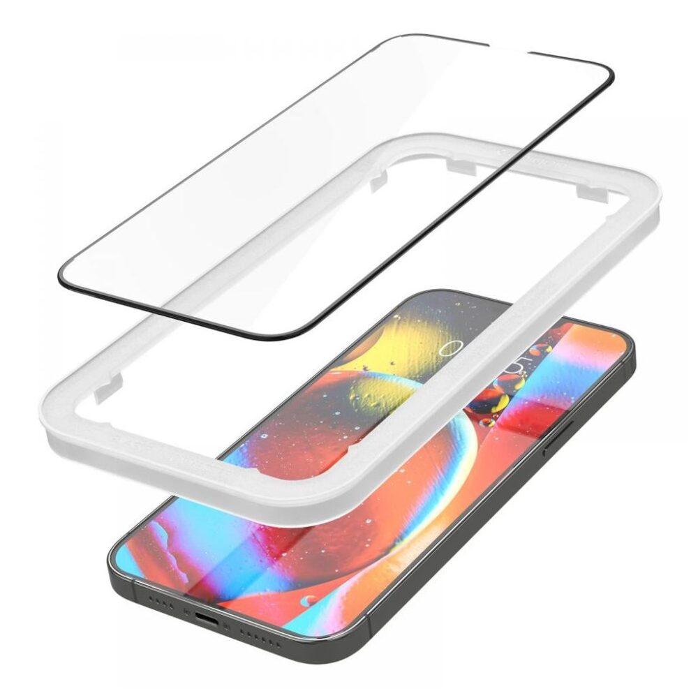 Spigen® (x2.Pack) GLAS.tR™ ALIGNmaster™ Full Cover AGL03377 iPhone 14 Plus | 13 Pro Max Premium Tempered Glass Screen Protector