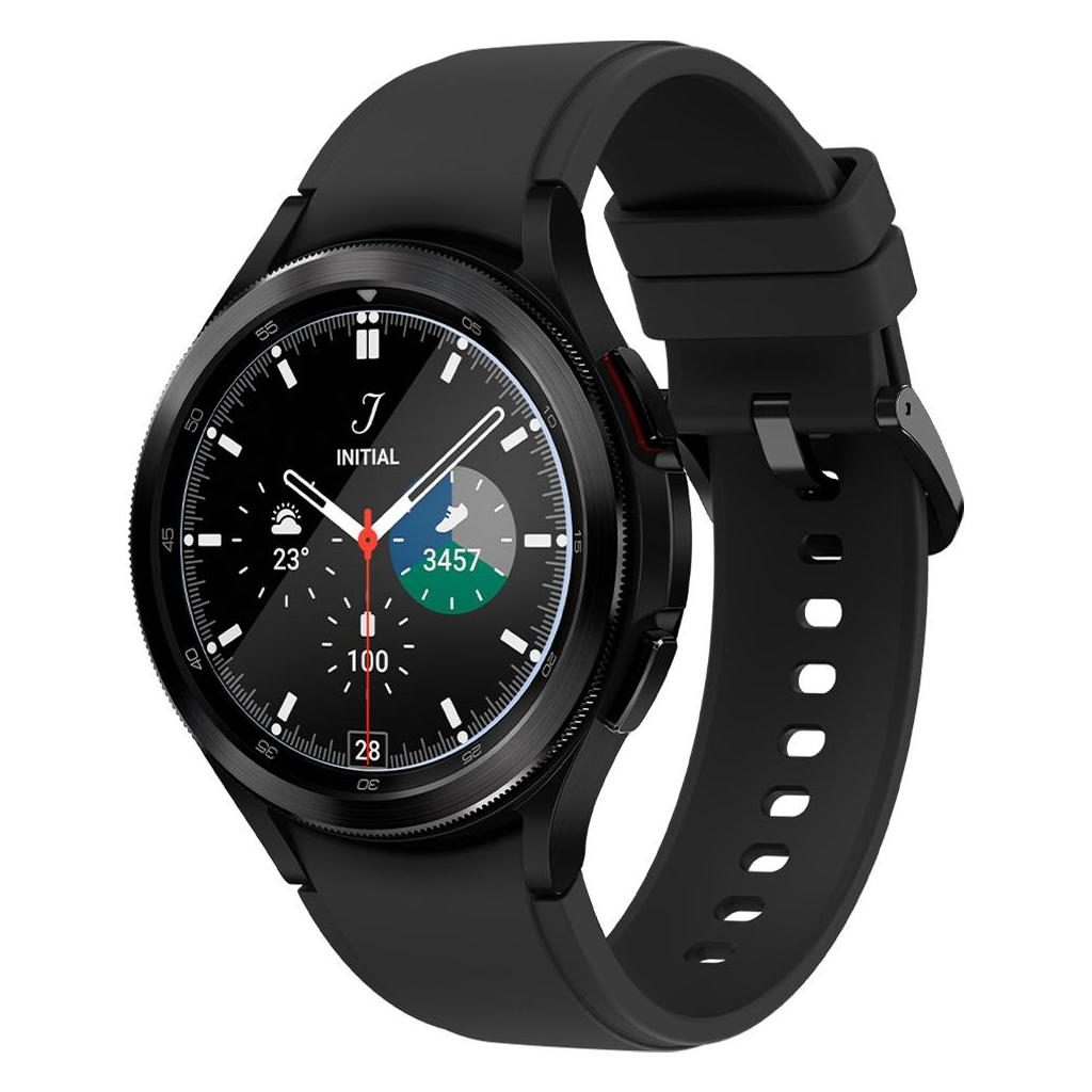 Spigen® (x2.Pack) GLAS.tR™ EZ FIT™ AGL03430 Samsung Galaxy Watch 4 Classic (46mm) Premium Tempered Glass Screen Protector