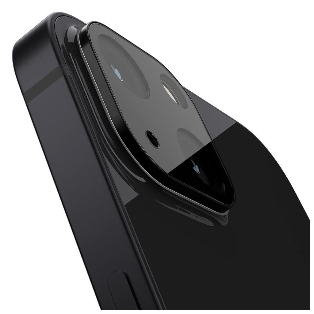 Spigen® (x2.Pack) GLAS.tR™ Optik Camera Lens AGL03395 iPhone 13 / iPhone 13 Mini Premium Tempered Glass - Black