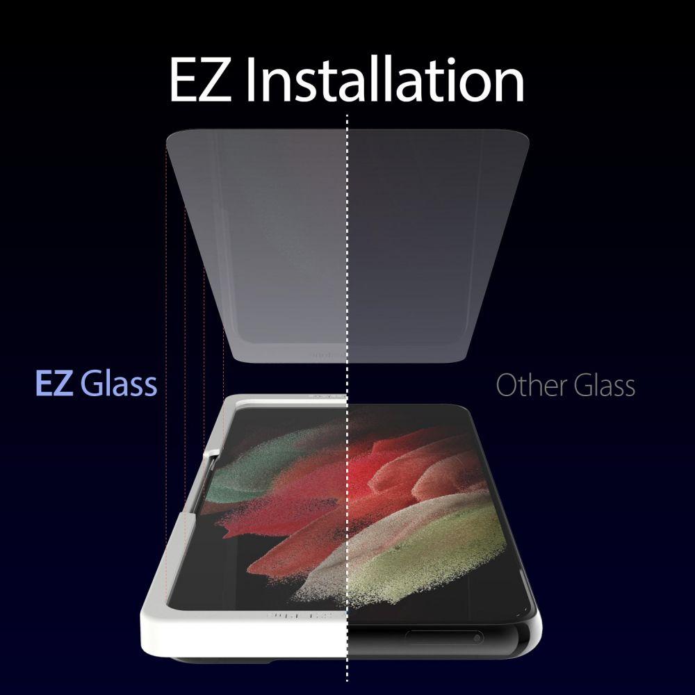 Whitestone™ Dome Glass® EZ Samsung Galaxy S21+ Plus Premium Tempered Glass Screen Protector