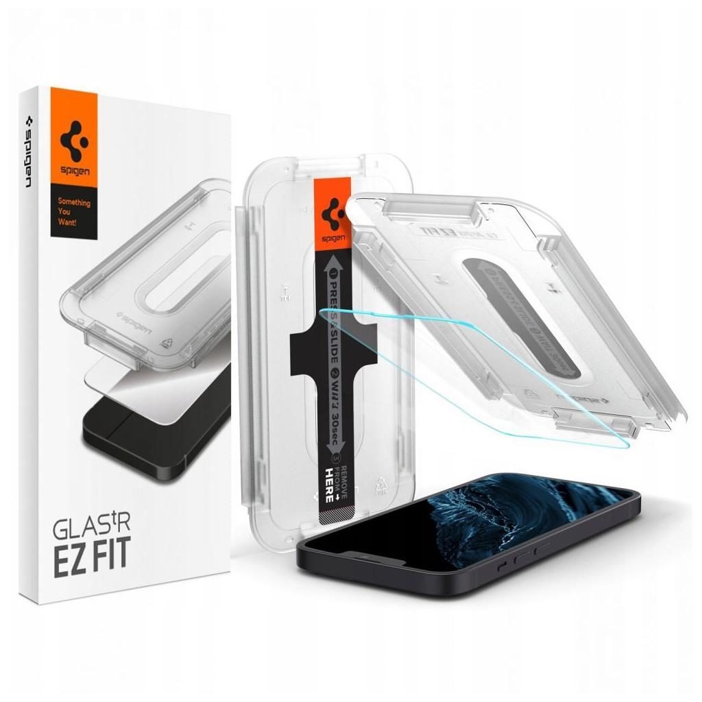Spigen® GLAS.tR™ EZ FIT™ HD AGL03726 iPhone 13 Mini Premium Tempered Glass Screen Protector