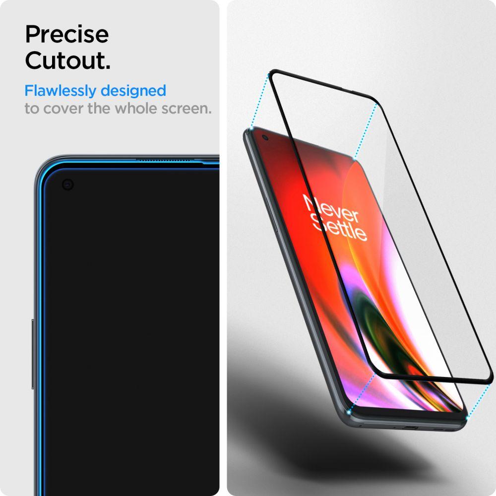 Spigen® GLAS.tR™ Full Cover HD AGL03813 OnePlus Nord 2 5G / CE 5G Premium Tempered Glass Screen Protector