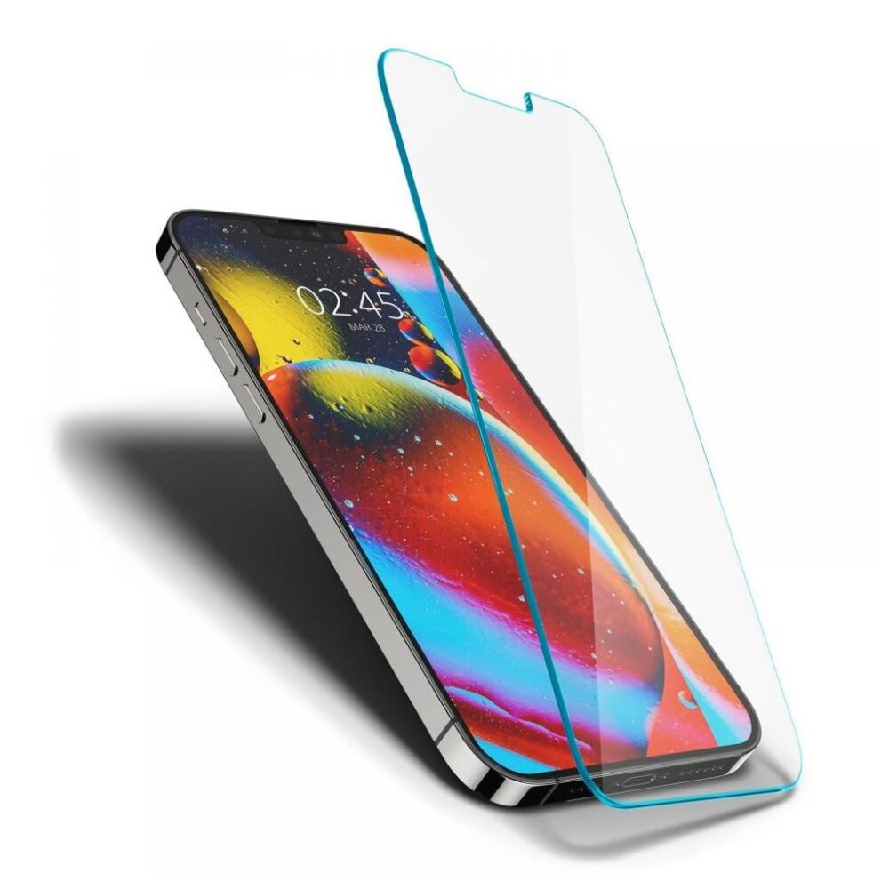 Spigen® GLAS.tR™ Slim HD AGL03391 iPhone 16e | 14 | 13 | 13 Pro Premium Tempered Glass Screen Protector