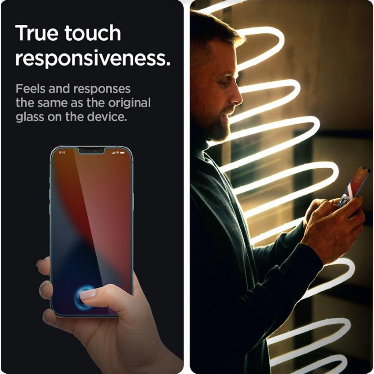 Spigen® GLAS.tR™ HD AGL03391 iPhone 13 / 13 Pro Premium Tempered Glass Screen Protector