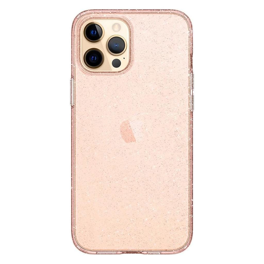 Spigen® Liquid Crystal™ Glitter ACS01615 iPhone 12 Pro Max Case - Rose Quartz