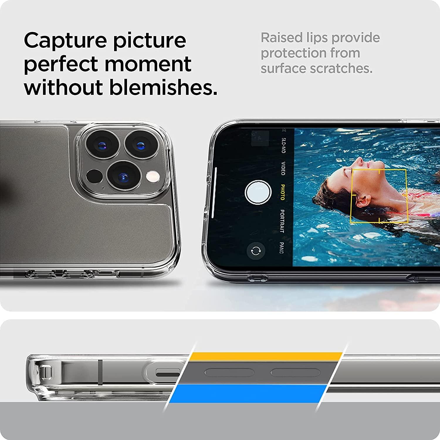 Spigen® Quartz Hybrid™ ACS03215 iPhone 13 Pro Max Case - Matte Clear