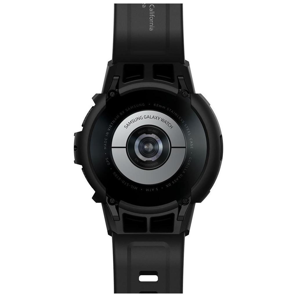 Spigen® Rugged Armor™ Pro ACS03653 Samsung Galaxy Watch 4 Classic (42mm) Case - Charcoal Gray