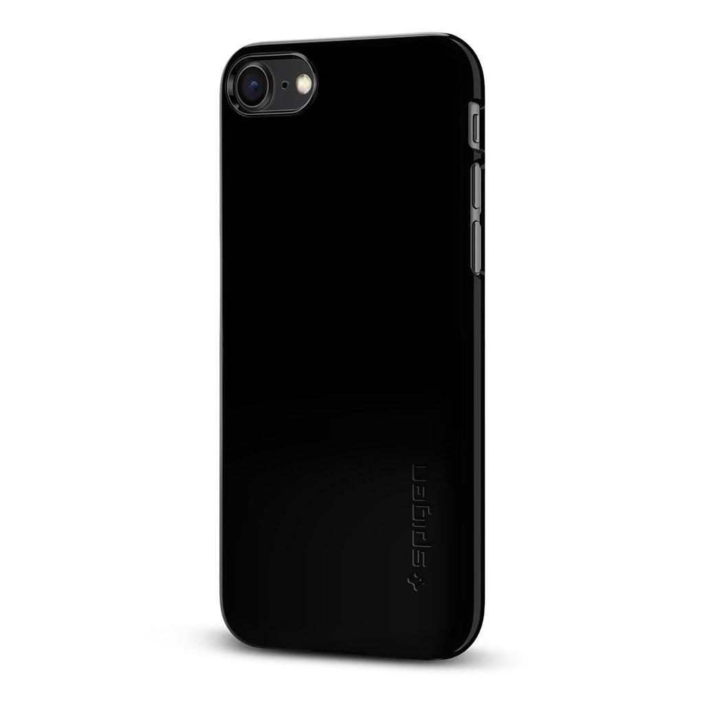 Spigen® Thin Fit™ 054CS22210 iPhone SE (2022 / 2020) / 8 / 7 Case – Jet Black