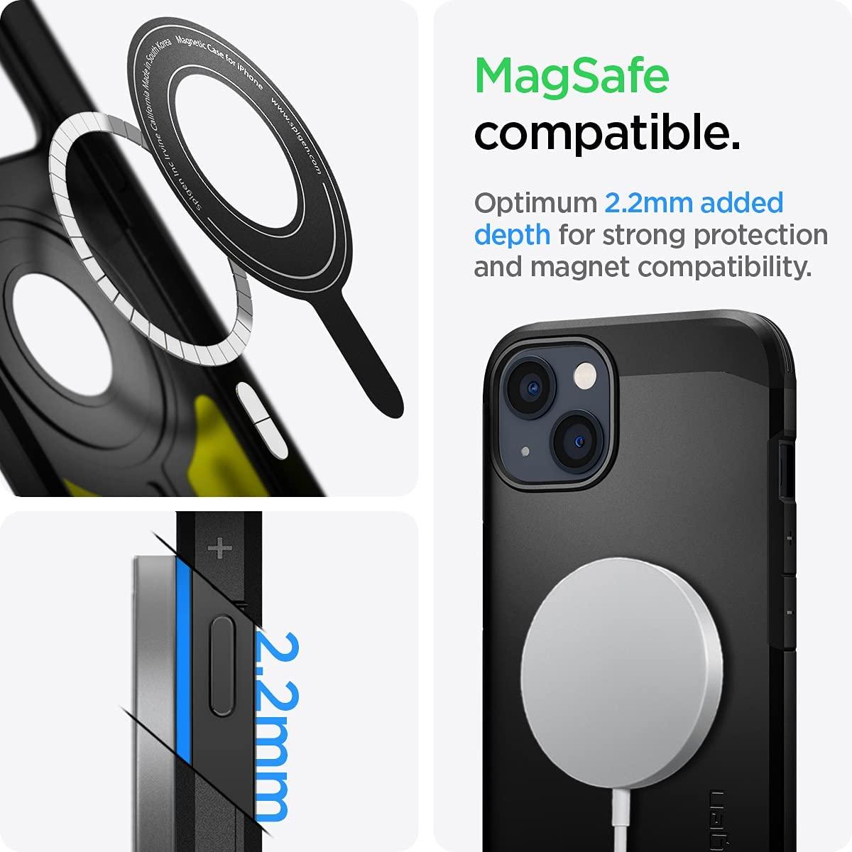 Spigen® Tough Armor™ MagSafe ACS03542 iPhone 13 Case - Black