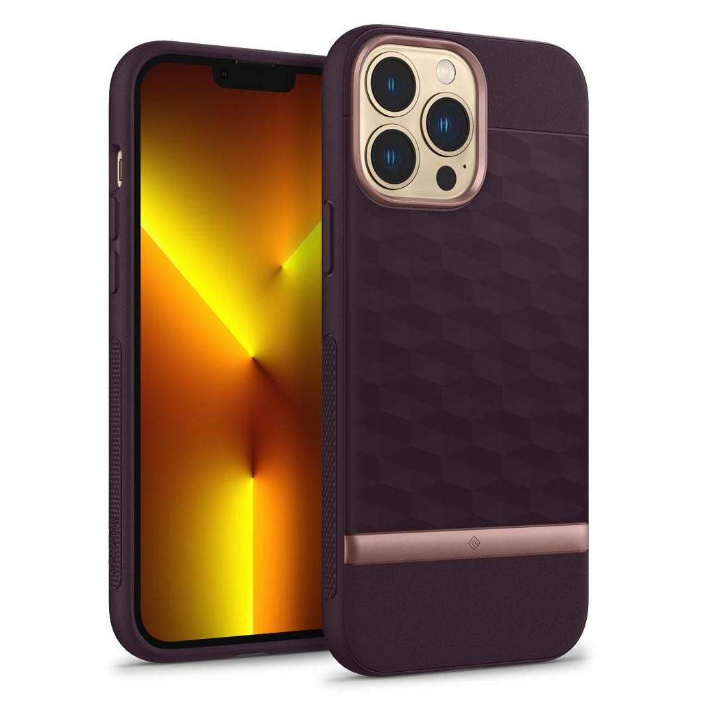 Spigen® Parallax by Caseology® Collection ACS03504 iPhone 13 Pro Case – Burgundy