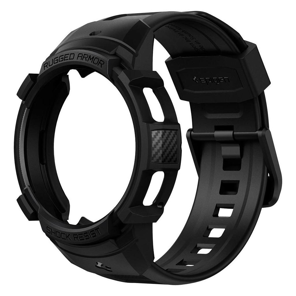 Spigen® Rugged Armor™ Pro ACS03832 Samsung Galaxy Watch 4 Classic (46mm) Case - Black