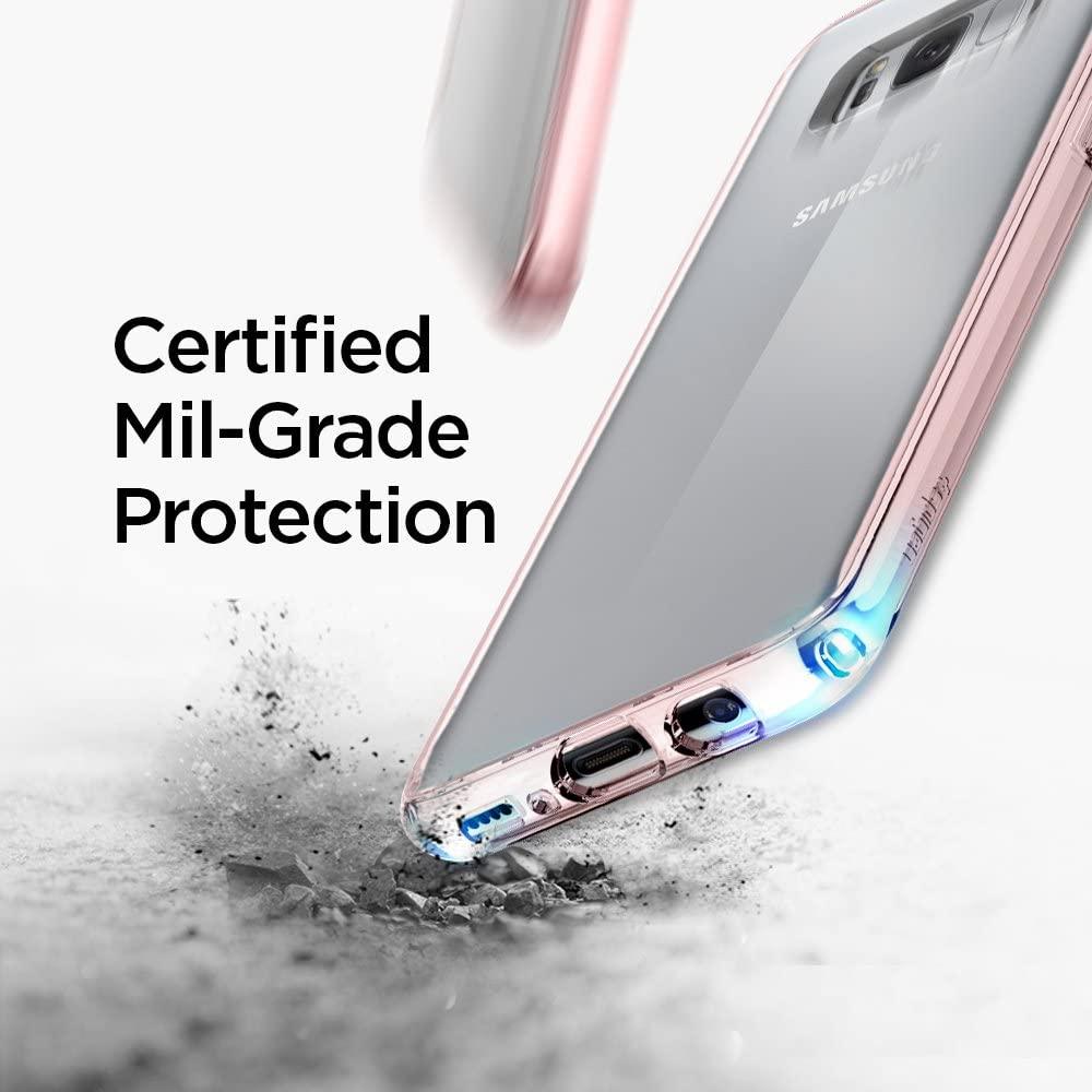 Spigen® Ultra Hybrid™ 565CS21632 Samsung Galaxy S8 Case – Crystal Pink