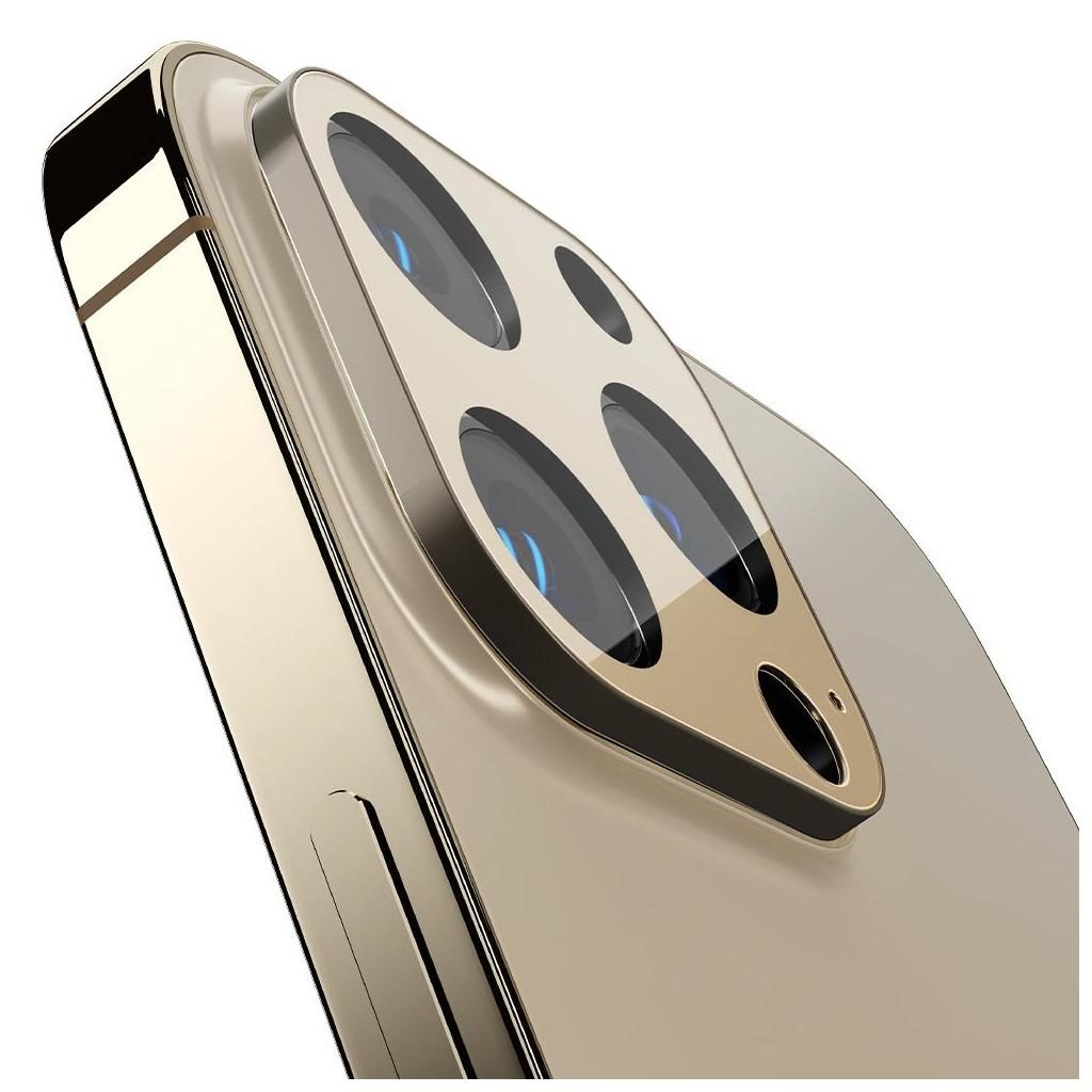 Spigen® (x2.Pack) GLAS.tR™ OPTIK V2 AGL04034 iPhone 13 Pro Max / iPhone 13 Pro Premium Tempered Glass Camera Lens Protector – Gold