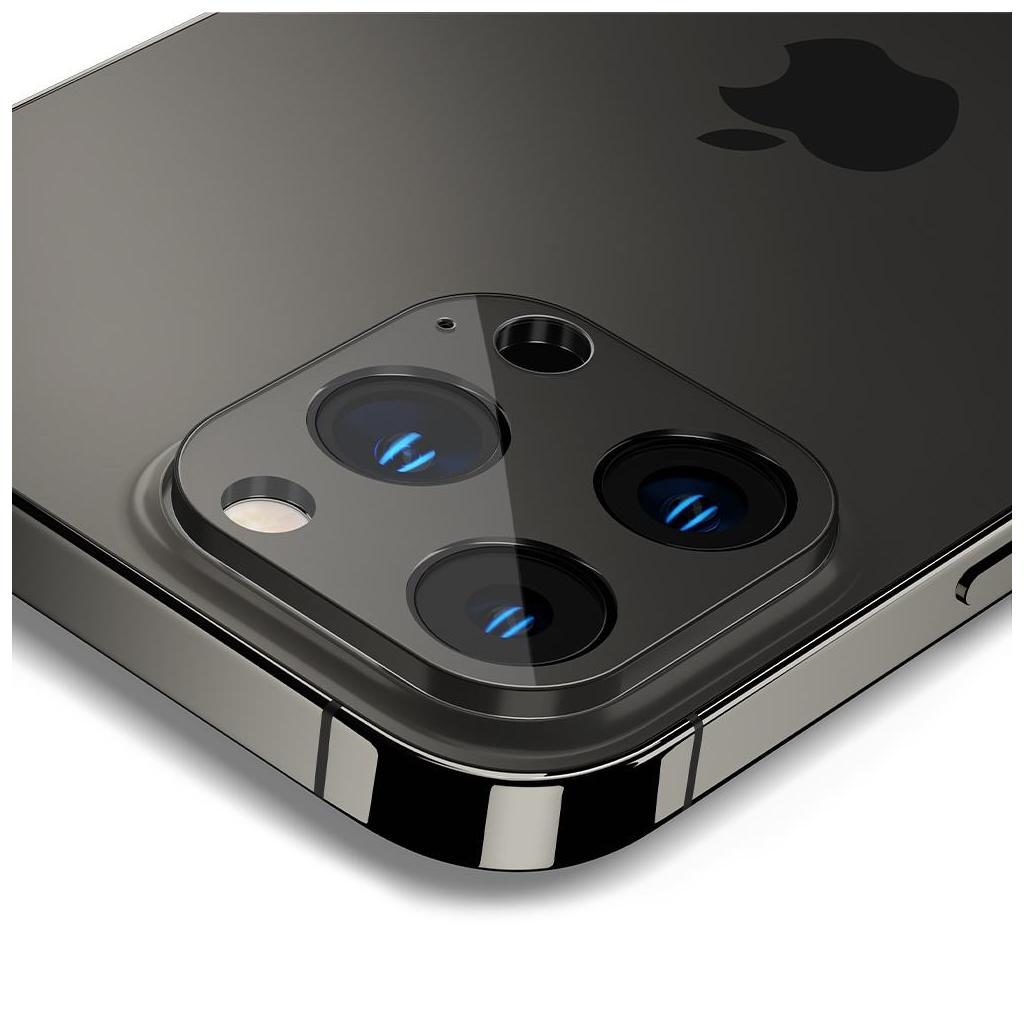 Spigen® (x2.Pack) GLAS.tR™ OPTIK V2 AGL04035 iPhone 13 Pro Max / iPhone 13 Pro Premium Tempered Glass Camera Lens Protector – Graphite