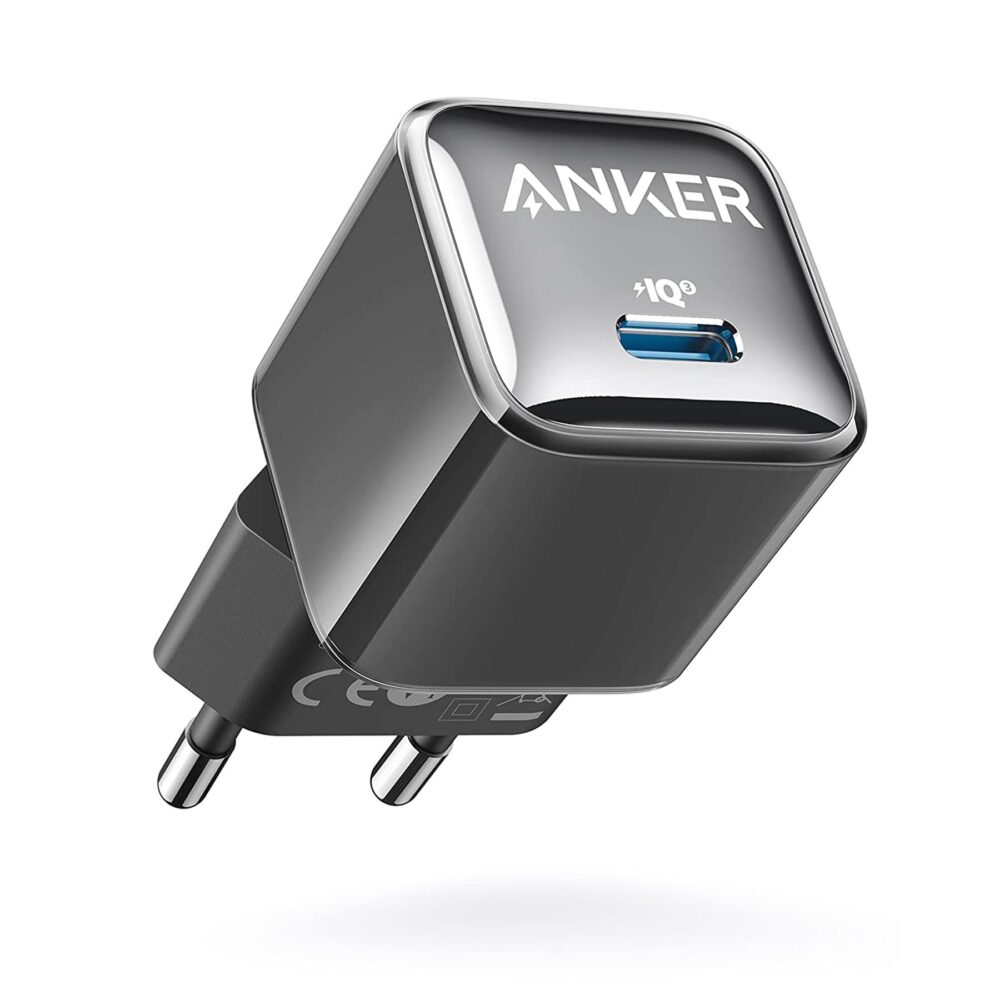 Anker® Nano Pro 511 ActiveShield™ IQ 3.0 20W USB‑C Power Charger - Black Ice