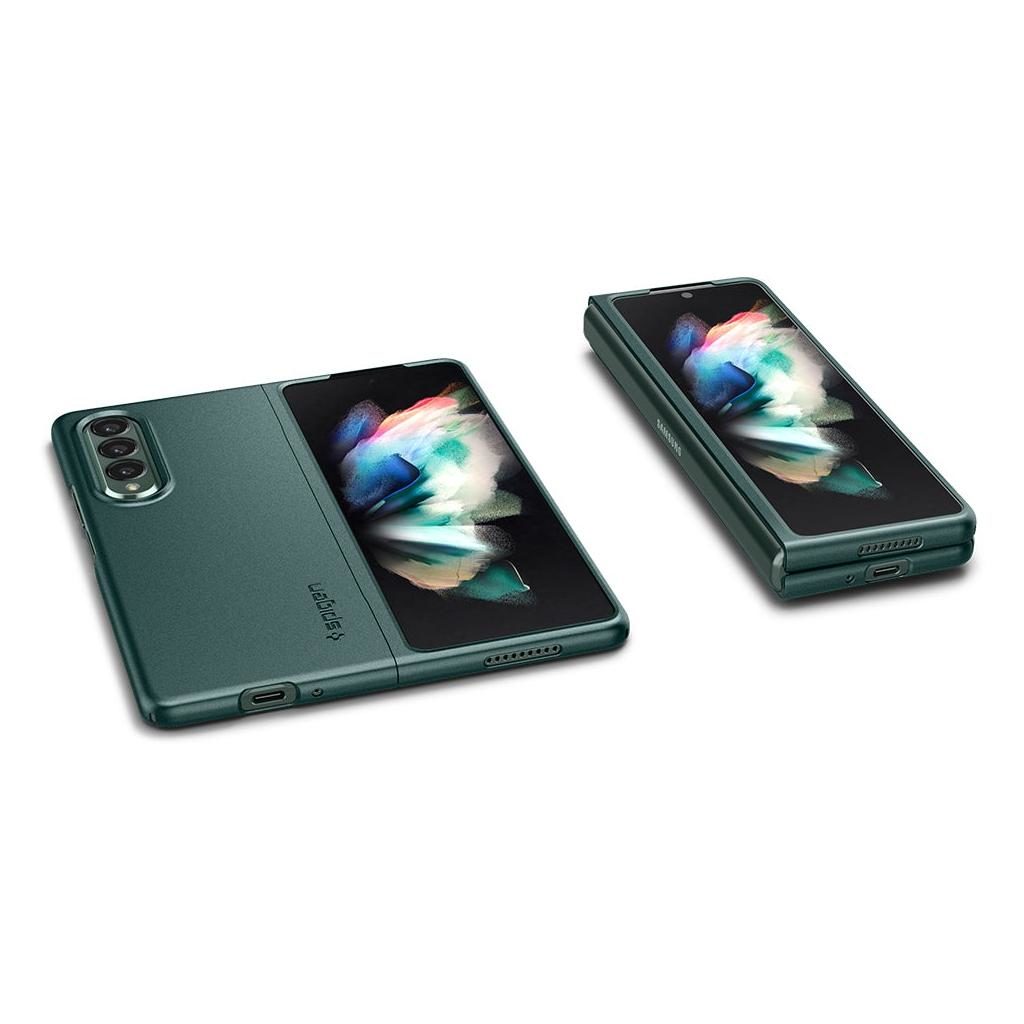 Spigen® AirSkin™ ACS03093 Samsung Galaxy Z Fold 3 Case - Phantom Green